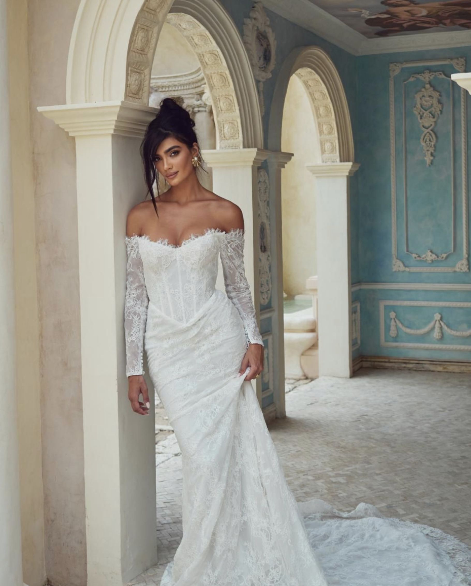 Hailey Lace Bridal Gown-designed by Champery Couture now at Pearl Bridal